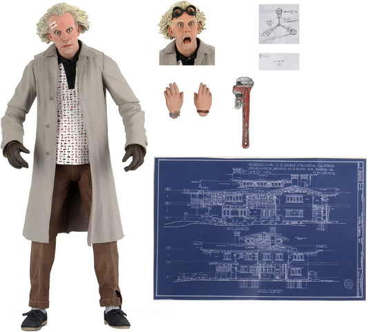 Back to The Future Ultimate Doc Brown - 7" Action Figure - NECA