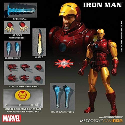 Mezco iron man Classic suit
